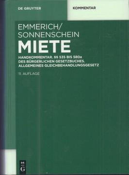portada Miete. Handkommentar §§ 535 bis 580A des Bürgerlichen Gesetzbuches. Allgemeines Gleichbehandlungsgesetz. (in German)