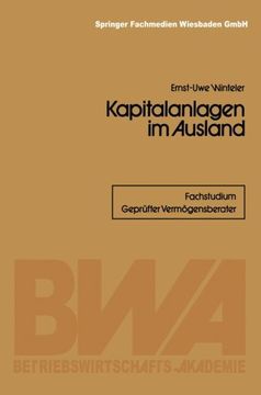 portada Kapitalanlagen im Ausland (German Edition)