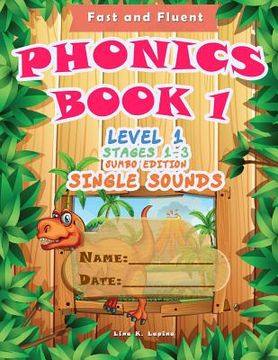 portada Phonics Book 1: Level 1. Stages 1 - 3. Jumbo Edition (en Inglés)