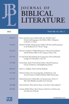 portada Journal of Biblical Literature 141.2 (2022) (en Inglés)
