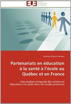 portada Partenariats En Education a la Sante A L'Ecole Au Quebec Et En France