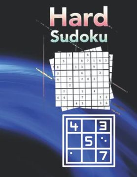 portada Hard Sudoku Book For Adult