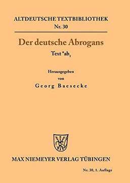portada Der Deutsche Abrogans: Text ab1 