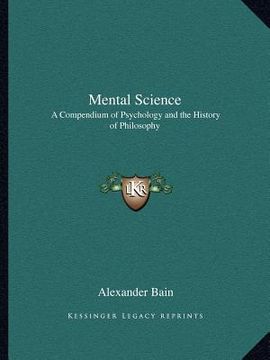 portada mental science: a compendium of psychology and the history of philosophy (en Inglés)