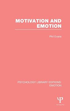 portada Motivation and Emotion (Ple: Emotion) (Psychology Library Editions: Emotion) (en Inglés)