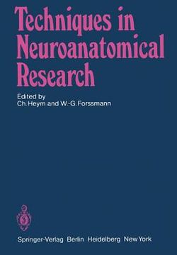 portada techniques in neuroanatomical research (in English)