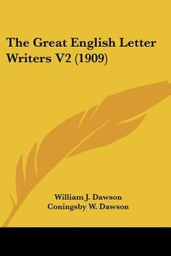 portada the great english letter writers v2 (1909) (en Inglés)