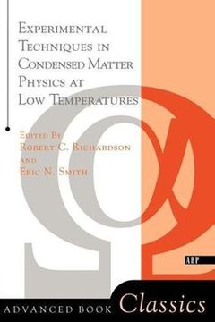 portada Experimental Techniques in Condensed Matter Physics at low Temperatures (Advanced Books Classics) (in English)