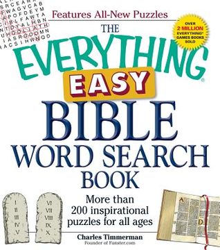portada the everything easy bible word search book (en Inglés)