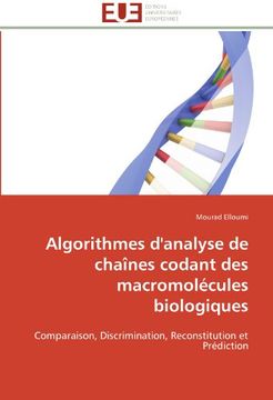 portada Algorithmes D'Analyse de Chaines Codant Des Macromolecules Biologiques
