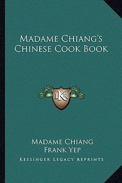 portada madame chiang's chinese cook book (en Inglés)