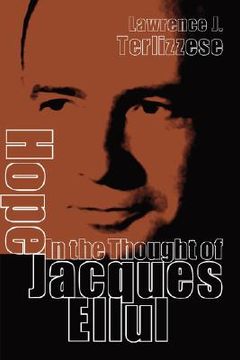 portada hope in the thought of jacques ellul (in English)