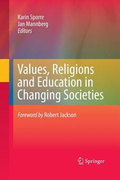 portada Values, Religions and Education in Changing Societies (en Inglés)