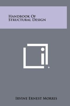portada handbook of structural design (en Inglés)