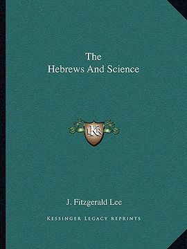 portada the hebrews and science (en Inglés)