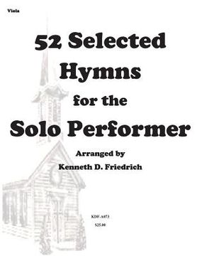 portada 52 Selected Hymns for the Solo Performer-viola version (in English)