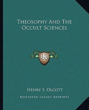 portada theosophy and the occult sciences (en Inglés)