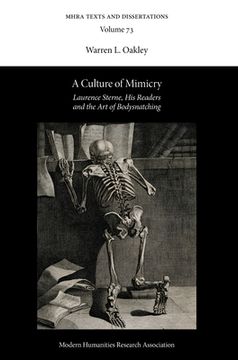 portada A Culture of Mimicry: Laurence Sterne, His Readers and the Art of Bodysnatching (in English)