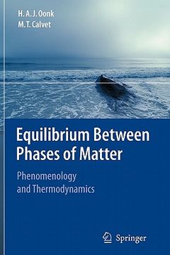 portada equilibrium between phases of matter: phenomenology and thermodynamics (en Inglés)