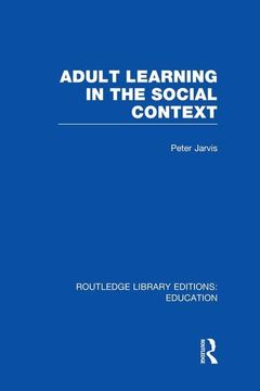 portada Adult Learning in the Social Context (en Inglés)