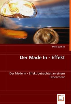 portada Der Made In - Effekt: Der Made In - Effekt betrachtet an einem Experiment