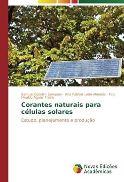 portada Corantes naturais para células solares: Estudo, planejamento e produção (Portuguese Edition)
