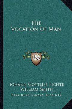 portada the vocation of man (in English)