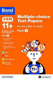 portada Bond 11+: Multiple-choice Test Papers for the CEM 11+ Tests Pack 1