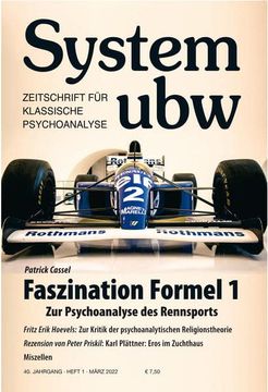 portada System Ubw. 1/2022. Faszination Formel 1 - zur Psychoanalyse des Rennsports. Zeitschrift für Klassische Psychoanalyse. 40. Jahrgang.