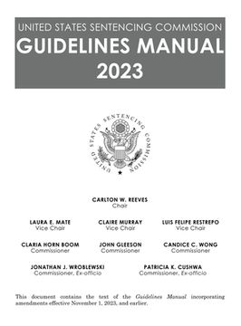 portada United States Sentencing Commission Guidelines Manual 2023