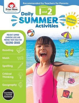 portada Daily Summer Activities: Moving From 1st Grade to 2nd Grade, Grades 1-2 (en Inglés)