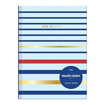 portada Marie Claire-Joie de Vivre Sticky Notes Hardcover Book 