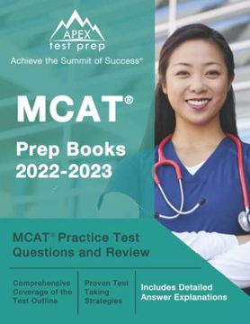 portada Mcat Prep Books 2022-2023: Mcat Practice Test Questions and Review [Includes Detailed Answer Explanations] (en Inglés)