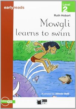 portada Mowgli Learns to Swim+Cd (Black Cat. Earlyreads) (en Inglés)