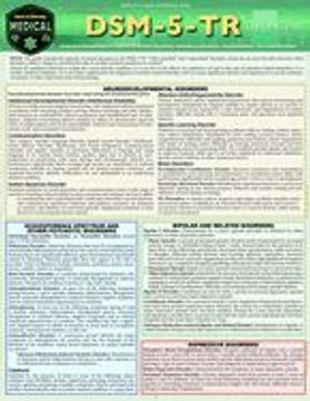portada Dsm-5-Tr Overview: A Quickstudy Laminated Reference Guide