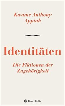 portada Identitäten. Die Fiktionen der Zugehörigkeit (in German)