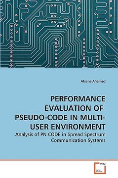 portada performance evaluation of pseudo-code in multi-user environment (en Inglés)