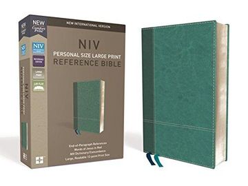 portada Holy Bible: New International Version, Personal Size Reference Bible, Blue, Imitation Leather, Blue Letter Edition, Comfort Print (en Inglés)