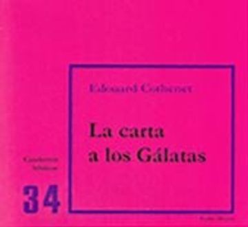 portada La carta a los Gálatas: Cuaderno Bíblico 34 (Cuadernos Bíblicos) (in Spanish)