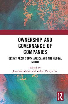 portada Ownership and Governance of Companies: Essays From South Africa and the Global South (en Inglés)