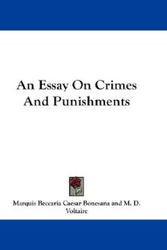 portada an essay on crimes and punishments (en Inglés)