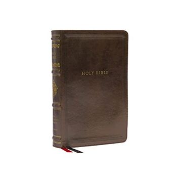 portada Nkjv, Wide-Margin Reference Bible, Sovereign Collection, Leathersoft, Brown, red Letter, Comfort Print: Holy Bible, new King James Version (en Inglés)