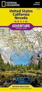portada United States, California and Nevada (National Geographic Adventure Map)