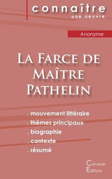 portada Fiche de lecture La Farce de Maître Pathelin (Analyse littéraire de référence et résumé complet) (en Francés)