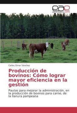 portada Producción de bovinos: Cómo lograr mayor eficiencia en la gestión: Pautas para mejorar la administración, en la producción de bovinos para carne, de la llanura pampeana