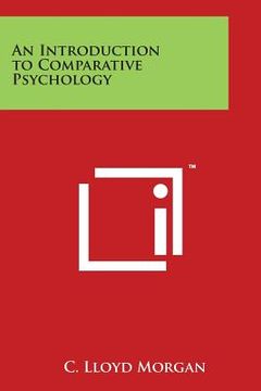 portada An Introduction to Comparative Psychology (en Inglés)