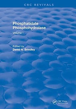 portada Phosphatidate Phosphohydrolase (1988): Volume i (Crc Press Revivals) 