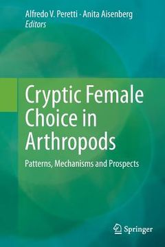 portada Cryptic Female Choice in Arthropods: Patterns, Mechanisms and Prospects