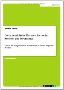 portada Die argentinische Kurzgeschichte im Zeichen des Peronismus (German Edition)