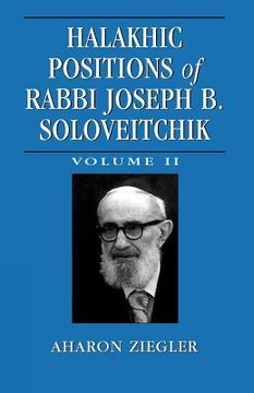 portada halakhic positions of rabbi joseph b. soloveitchik (en Inglés)